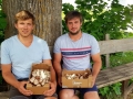 06_Andreas Kalser e Josef Obkircher con i loro funghi